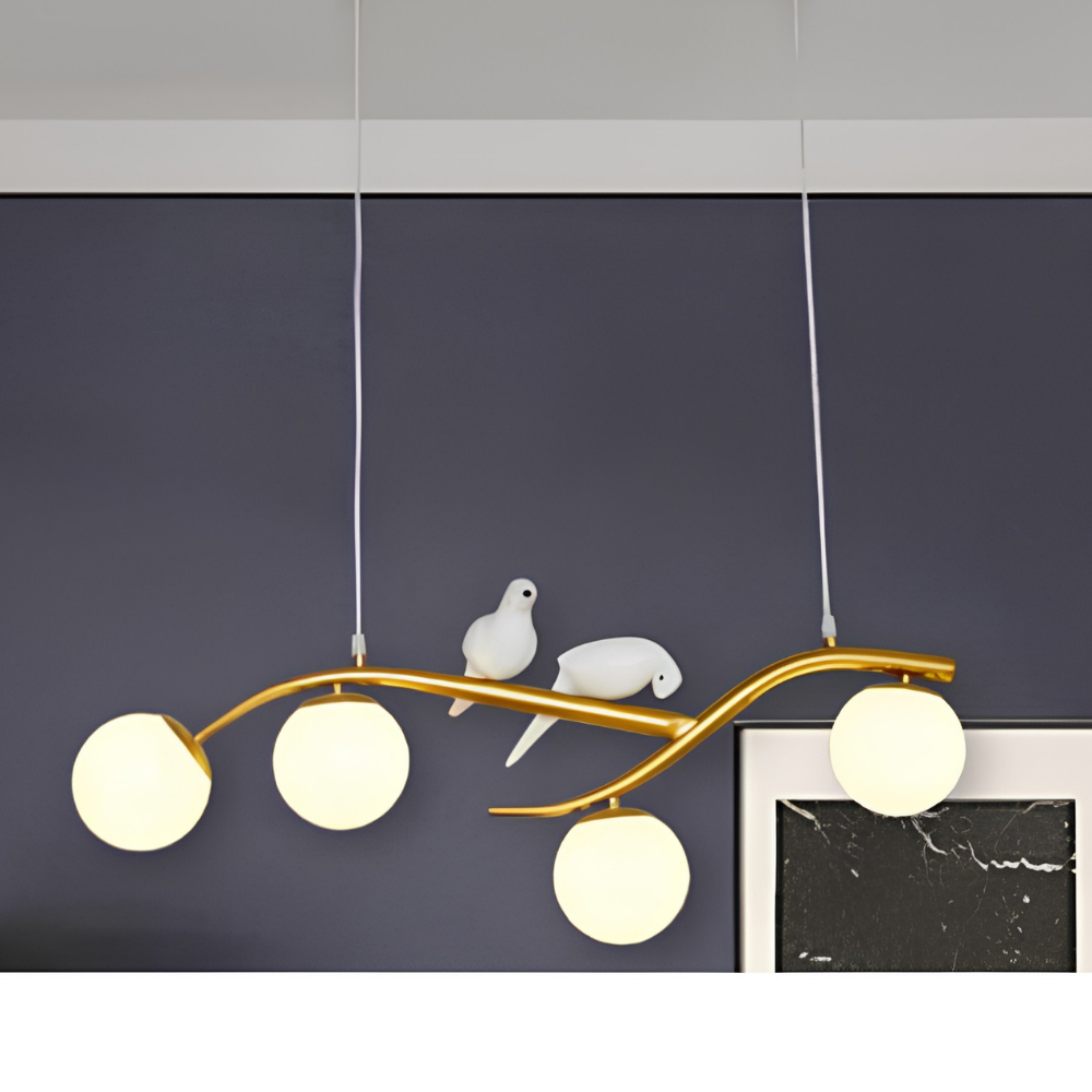 Exclusive Parallel Hanging Light With Birds Main image