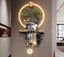 3 D Crystal Wall Décor With LED Lights