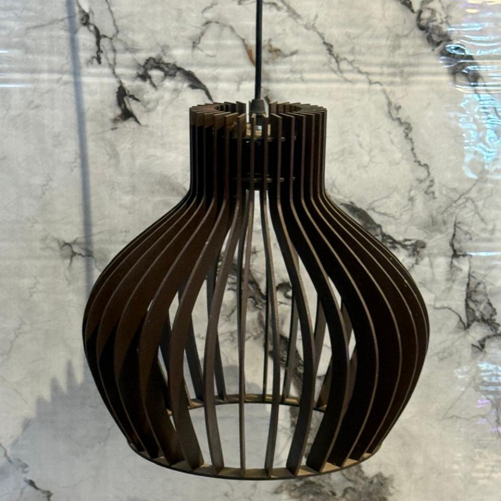 Small Matka Wood Hanging